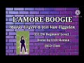 L'AMORE BOOGIE // LINEDANCE Choreo Marja Urgert & Jan Van Tiggelen (May 2021)