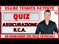 QUIZ ASSICURAZIONE: ECCO LE DOMANDE CHE POTRESTI TROVARE ALL’ESAME TEORICO DELLA PATENTE