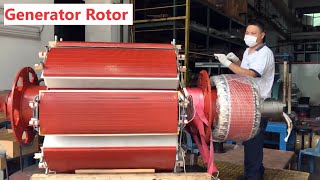 High Capacity Rotor Generator Winding - Salient Pole Rotor and Non salient pole cylindrical Rotor