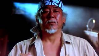 Karate kid Mr miyagi catches fly