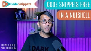 Code Snippets Free - In a nutshell