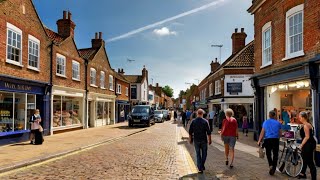 Swaffham, Norfolk, Walking Tour, Historic Town, English Countryside, 4K