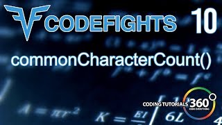CommonCharacterCount | CodeFights Intro Algorithm JavaScript Solution and Breakdown