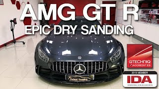 AMG GTR EPIC DRY SANDING - ORANGE PEEL REMOVAL - THE 9000$ DETAILING JOB