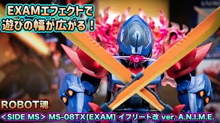 【ROBOT魂】初代外伝作品が遂に参戦！かなりの完成度で仕上げてきた＜SIDE MS＞ MS-08TX[EXAM] イフリート改 ver. A.N.I.M.E.unboxing＆review