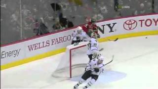 Jamie Benn Sick Goal Against Wild (January,9,2011)