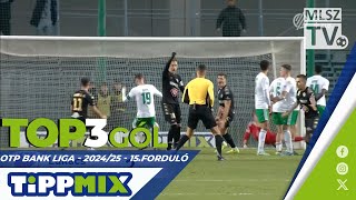 TOP 3 GÓL – 15. forduló | OTP Bank Liga | 2024/2025