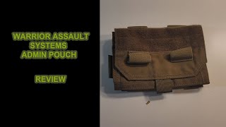 Warrior Assault Systems admin pouch, Review