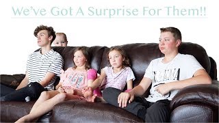 Surprising the Kjar Kids with Pregnancy Reveal of Baby #6 | Maeband