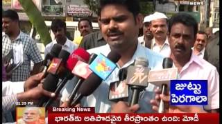 Ambedkar Jayanthi Celebrations in Khammam || 14-04-2016 || Mahaa News