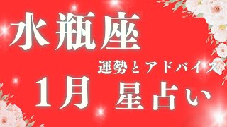 【星占い】水瓶座 2025年1月星占い　#水瓶座