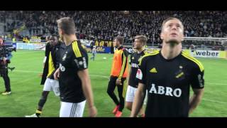 Isak sjunger med klacken efter 6-0 mot Norrköping!