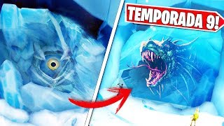 nuevo ojo enorme de dragon en pico polar confirmado dragones dentro - fortnite ojo pico polar