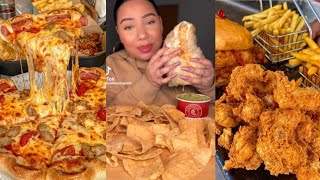 Ultimate ASMR Eating TikTok Compilation 🍔🧁 | Relaxing Crunch \u0026 Chewing Sounds 💤🍕