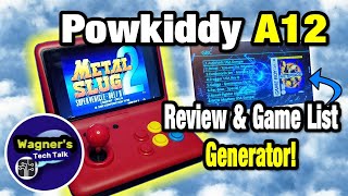 Powkiddy A12 Review +Setup: How-to Quickly generate your own Game List