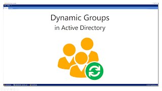 Dynamic Groups in Active Directory with FirstWare DynamicGroup