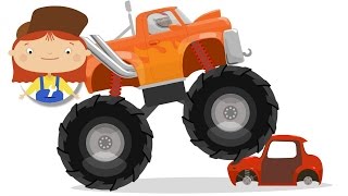 Doctor McWheelie - a Car Cartoon. A Monster Truck