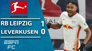 Christopher Nkunku leads RB Leipzig to a 1-0 win vs. Bayer Leverkusen | ESPN FC Highlights