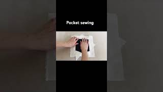 Pocket sewing DIY平面五角形口袋縫紉教學 #sewing #縫紉 #口袋