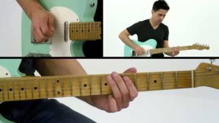 Texas Blues Guitar Lesson - #33 - Rhythm Factory - Corey Congilio