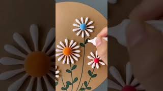 Simple and easy artwork | عمل فني سهل و بسيط #shorts #diyprojects  #handmade #decor #simple