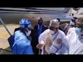 Asiwaju Bola Tinubu arrives Kano for condolence visit to Alhaji Aliko Dangote over death of brother.