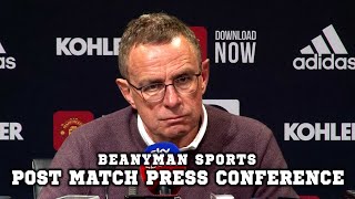 'Lingard was VOMITING during the game so couldn't come on!' | Man Utd 1-1 Leicester | Ralf Rangnick