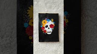 Day of the dead! #mexicanfiesta #painting #acrylic #art