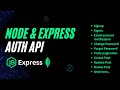Build a Complete  API with Node.js, Express & MongoDB | Guide for Beginners 2024 | Auth, JWT, CRUD