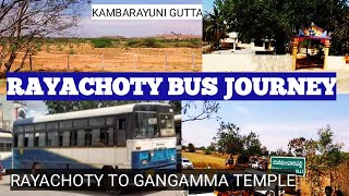 Rayachoty town views / rayachoty to gangamma temple near city views