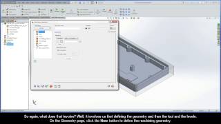 iMachining Getting Started: Defining the CAM-Part and adding an iMachining operation