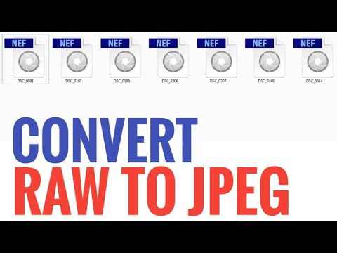 How to Convert RAW to JPEG in Photoshop CC, CS6 How to Convert RAW to JPEG in Photoshop CC, CS6