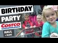 COSTCO + Walmart HAUL || Birthday PARTY Shopping || TheFamilyFudge