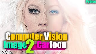 ASMR Programming - Convert Image To Cartoon Image Using Python - No Talking