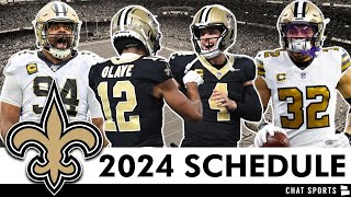 New Orleans Saints 2024 NFL Schedule, Opponents And Instant Analysis