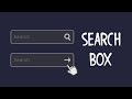 How To Make A Search Bar Using HTML & CSS