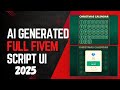 AI Built My FiveM Christmas UI From Scratch! | 2025 | FiveM