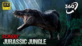 VR 360 | Dinosaur chase in scary Jurassic forest | Virtual Reality video | #5
