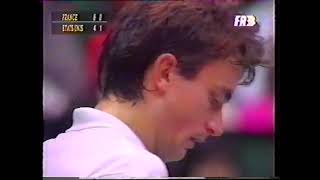 Davis Cup 1991 F Leconte vs Sampras (2/4)