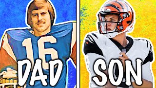 COMPARING NFL ROOKIES TO THEIR DADS