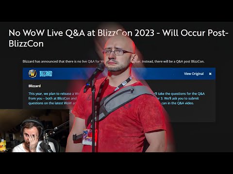 Blizzard Cancels Live Q&A at BlizzCon 2023