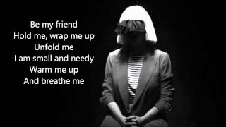 Sia - Breathe Me (live) with lyrics