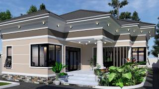 3 Bedroom Modern House Design On 100x50ft PLOt