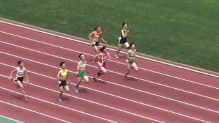 H29千葉県通信陸上大会　３年女子100m決勝