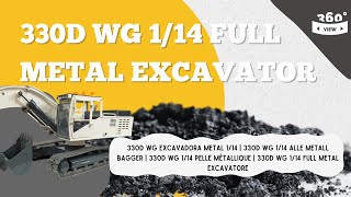 330D WG 1/14 Full metal Excavator - 360º | MAGOM HRC