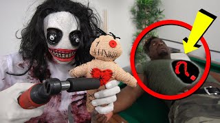if you see JEFF THE KILLER with a VOODOO DOLL, RUN AWAY FAST!! (PAINFUL)