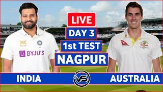 IND vs AUS 1st Test Live Scores & Commentary | India vs Australia 1st Test Day 3 Live Scores