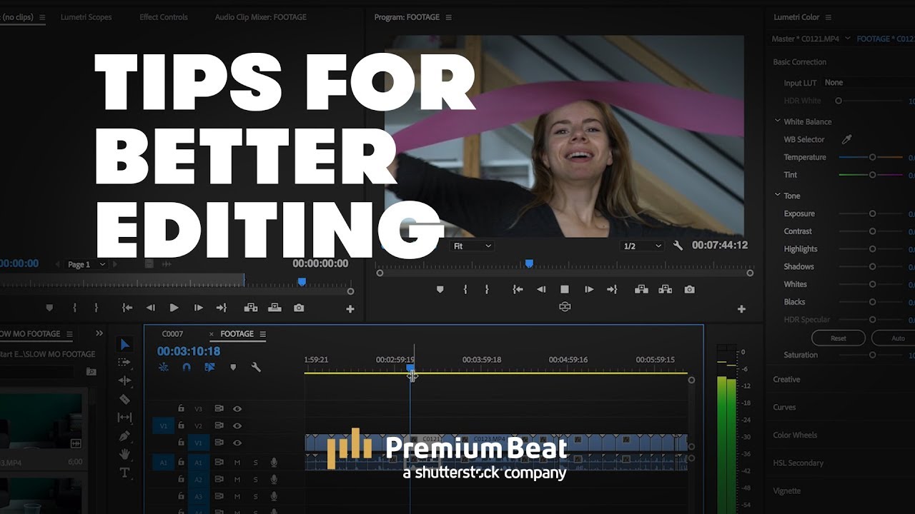 Tips For Better, Easier Editing | PremiumBeat.com - YouTube