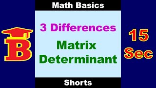 3 Differences of Mat \u0026 Det