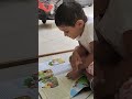 story book# panchtantra #cute baby reading